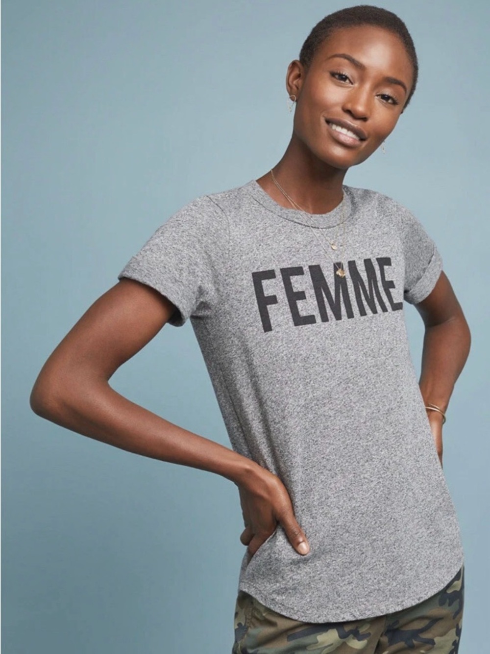 Anthropologie Sol Angeles Femme Graphic Tee Size XS